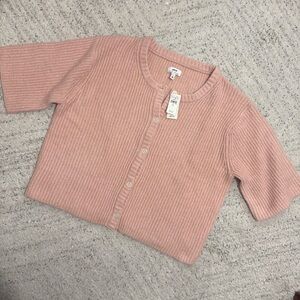 Aerie Short Sleeve Cardigan